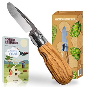 Cuchillo de trinchar niños Demikay ® - cuchillo de trinchar para niños - [PLEGABLE]