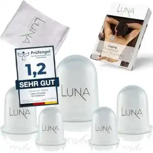 Schroepfglas luna fitlines 5er set premium schroepfglaeser silikon