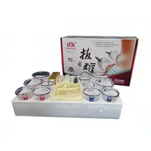 Schroepfglas rukauf hq massage schroepfen set mit 12 schroepfglaeser