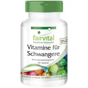 Schwangerschaftsvitamine fairvital vitamine fuer schwangere