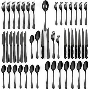 Black cutlery