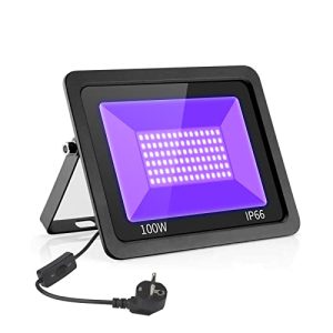 Schwarzlicht-Strahler Eleganted 100W LED Schwarzlicht Strahler, UV