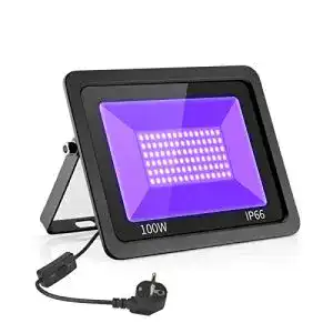 Schwarzlicht strahler eleganted 100w led schwarzlicht strahler uv
