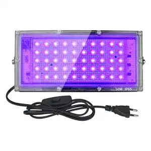 Schwarzlicht strahler eleganted 50w led schwarzlicht strahler uv