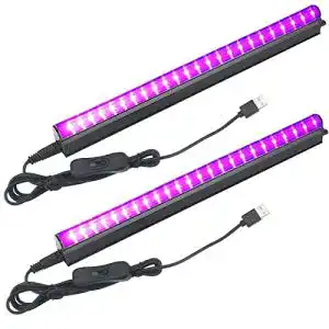 Schwarzlicht strahler eleganted schwarzlicht roehre 2pcs 5w usb uv