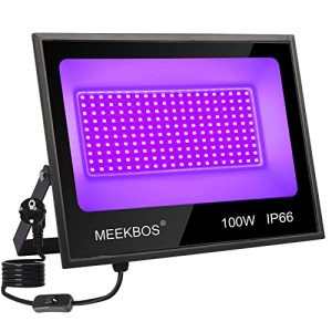 Schwarzlicht-Strahler MEEKBOS Schwarzlicht Strahler 100W, UV LED