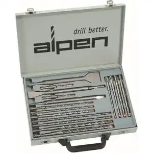 Sds plus bohrer alpen bohrer meissel set sds plus f4 forte kit