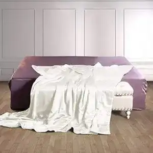Seidendecken thxsilk bio seidendecke weiss kuscheldecke