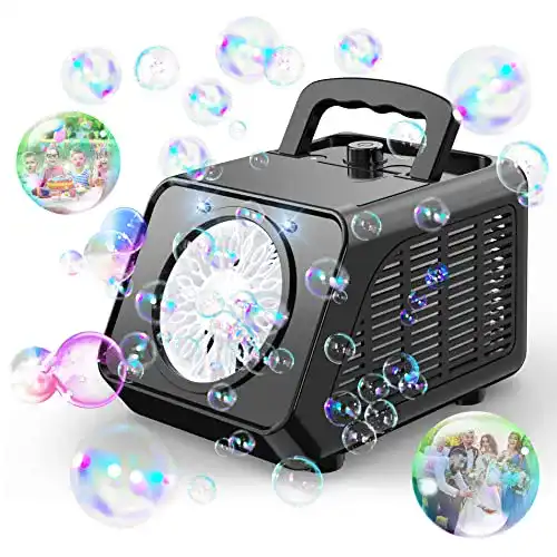 Seifenblasenmaschine Bloranda mit automatischer LED-Beleuchtung