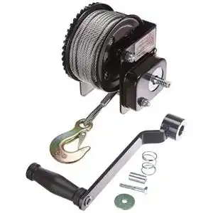 Seilwinde kerbl mit 20m seil o 5mm max zugbelastung 720 kg