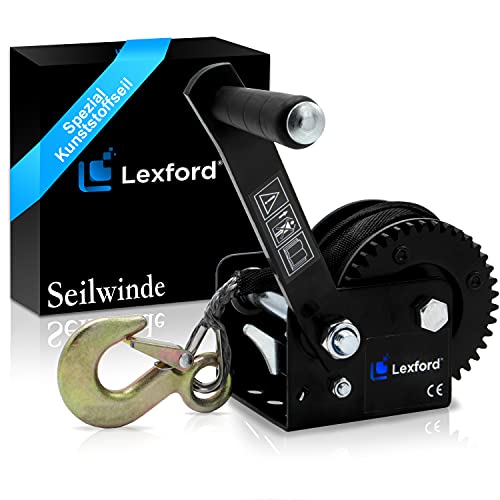 Seilwinde LEXFORD ® 360kg, Synthetikseil