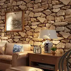 Selbstklebende tapete huqi stein tapete 3d stereo steinoptik