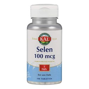 Selen Kal, 100mcg, 100 Tabletten, vegan, ohne Gentechnik