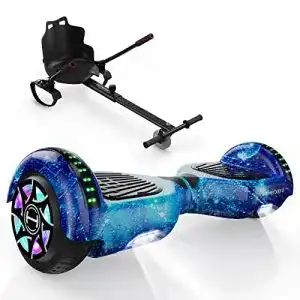 Self Balancing Scooter iScooter Hoverboard mit Sitz und Hoverkart Set