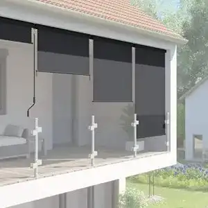 Senkrechtmarkise empasa master vertikalmarkise balkonmarkise