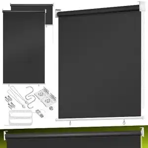 Senkrechtmarkise kesser vertikalmarkise 100 x 240 cm