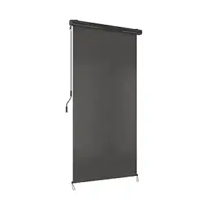 Senkrechtmarkise ok living anthrazit 140 x 250 cm