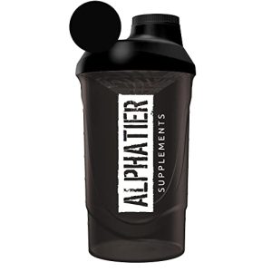 Shaker Alphatier Supplements ALPHATIER BEASTMODE schwarz 600 ml