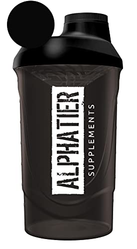 Shaker Alphatier Supplements ALPHATIER BEASTMODE schwarz 600 ml