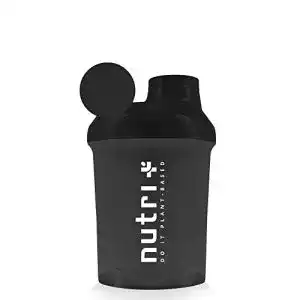 Shaker nutri nano 300ml schwarz extra klein fuer unterwegs