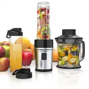 Smoothie maker to go arendo edelstahl standmixer 700w 2in1