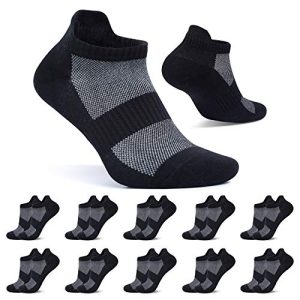 Sneaker-Socken FALARY Kurze Socken Damen 39-42 Schwarz