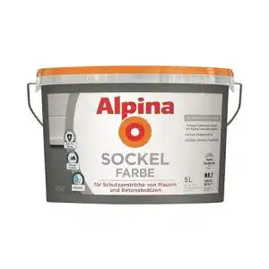 Sockelfarbe alpina 5 liter grau matt
