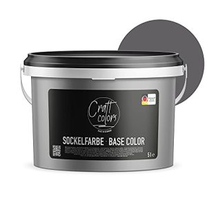 Sockelfarbe Craft Colors 5L Schiefer | hochwertige Farbe für Beton - sockelfarbe craft colors 5l schiefer hochwertige farbe fuer beton