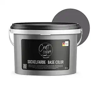 Sockelfarbe craft colors 5l schiefer hochwertige farbe fuer beton