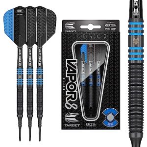 Softdarts Target Darts Soft-Dartpfeile 100443 , Schwarz und Blau, 21G - softdarts target darts soft dartpfeile 100443 schwarz und blau 21g