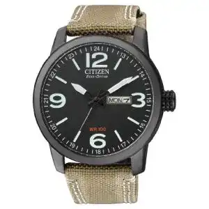 Solar armbanduhr citizen herren analog quarz uhr mit nylon armband