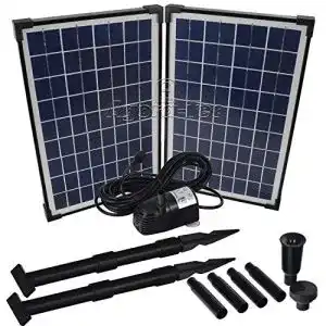 Solar teichpumpe agora tec at 20w solar teichpumpe 20 watt