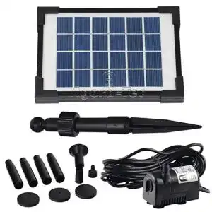 Solar teichpumpe agora tec at 2w solar teichpumpe 2 watt