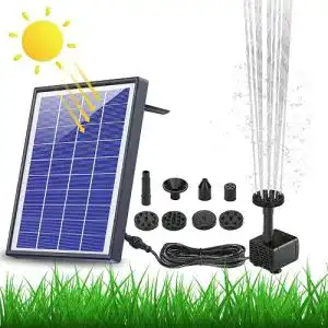 Solar teichpumpe aisitin 6 5w solar springbrunnen