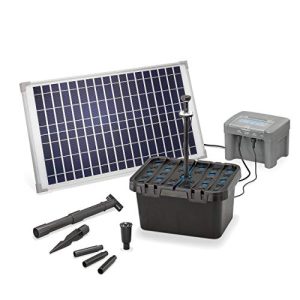 Solar-Teichpumpe Esotec Solar Teichfilter Set Profi bis 2.000 l Teich