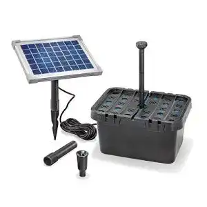 Solar teichpumpe esotec solar teichfilterset starter 470 l h