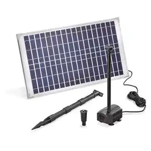 Solar teichpumpe esotec solar teichpumpe 25 watt solarmodul