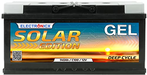 Solarbatterie Electronicx GEL Batterie 140Ah Solar Edition