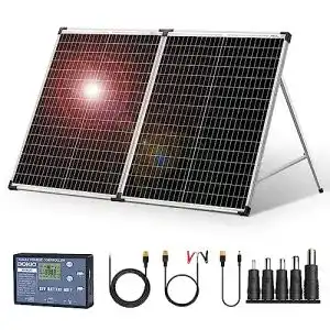 Solarpanel dokio solarkoffer 100w mit solar laderegler