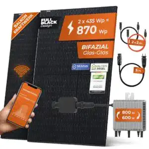Solarpanel solarway 870w balkonkraftwerk 800w komplett