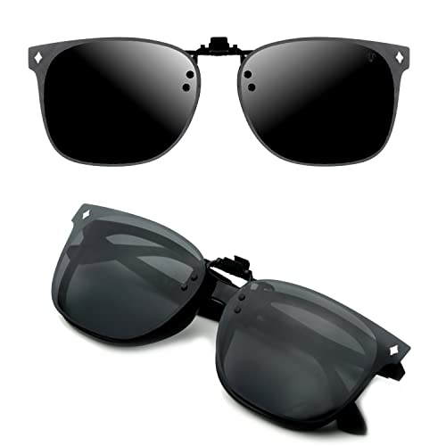 Sonnenbrillen-Clip CREYESTAL Polarisiert Sonnenbrillen Aufsatz