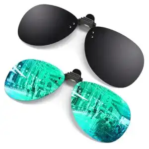 Sonnenbrillen clip gqueen polarisierte angeklippt flip randlose