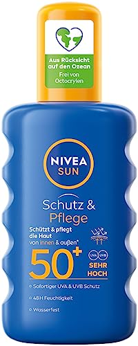 Sonnencreme LSF 50 NIVEA SUN Schutz & Pflege Sonnenspray