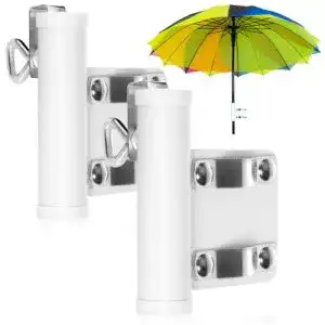 Sonnenschirmhalter balkongelaender com four 2x sonnenschirmhalter