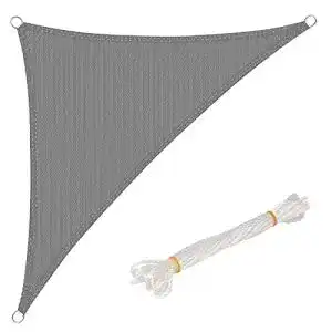 Sonnensegel dreieck woltu 42x42x6m grau atmungsaktiv