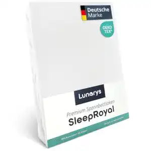 Spannbettlaken 180 x 200 lunarys sleeproyal luxus