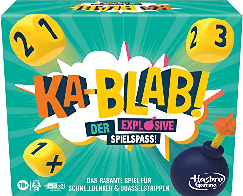 Spiele ab 10 Jahren Hasbro Ka-Blab! Spiel für Familien, Teenager