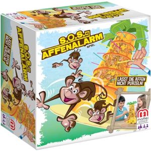 Spiele ab 5 Jahren Mattel Games SOS Affenalarm Spiel, Würfelspiel