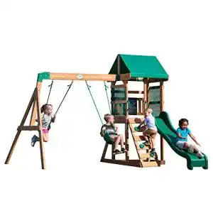 Spielturm backyard discovery buckley hill aus holz xxl spielhaus