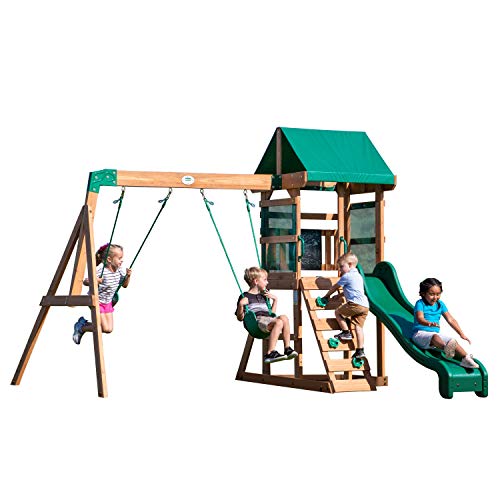 Spielturm Backyard Discovery Buckley Hill aus Holz | XXL Spielhaus